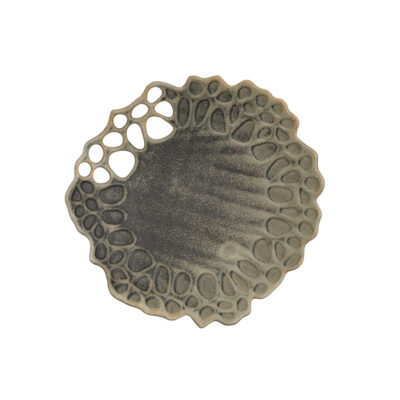 Organic Plate 23x23x3cm(h) - Stone