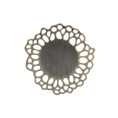 Ethereal Plate 22x22x3cm(h) - Stone
