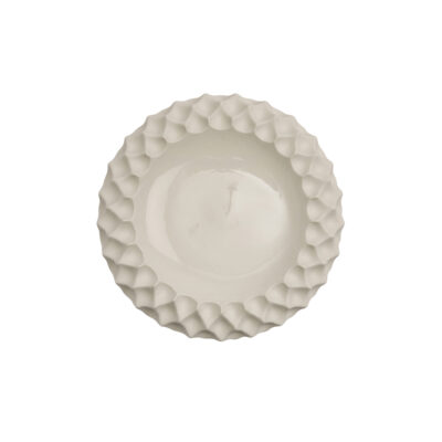 Vortex Plate 21x21x4cm(h) - Gloss White