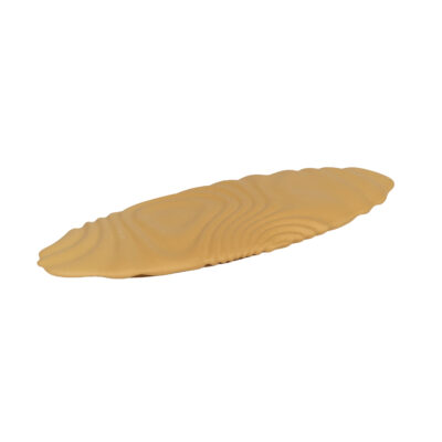 Dune Narrow Oval Tray 25x10x2cm(h) - Ochre