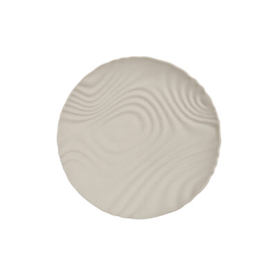 Dune Plate S 18x2cm(h) - Matt White