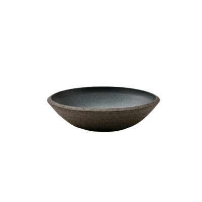 Chamotte Bowl 22x5.8cm(h) - Black