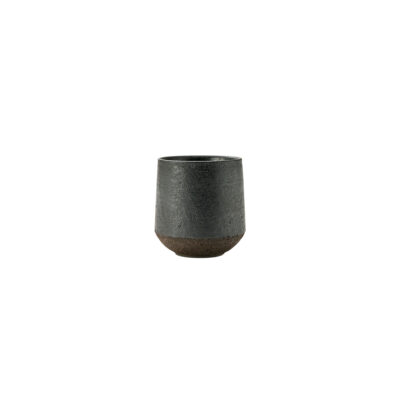 Chamotte Cup 8.6x9.2cm(h) 33cl - Black