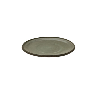 Chamotte Plate 27cm - Heath Green