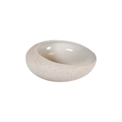 Vulcanic Angled Plate 21x8.1cm - White
