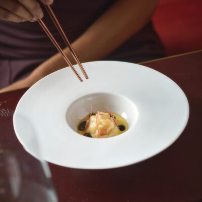Degustation Tasting Plate 22cm - Centre Email/Reste Biscuit