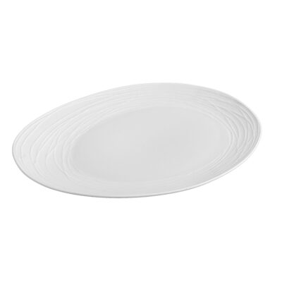 Galaxy Oval Dinner Plate 31x27cm - Centre Email/Reste Biscuit
